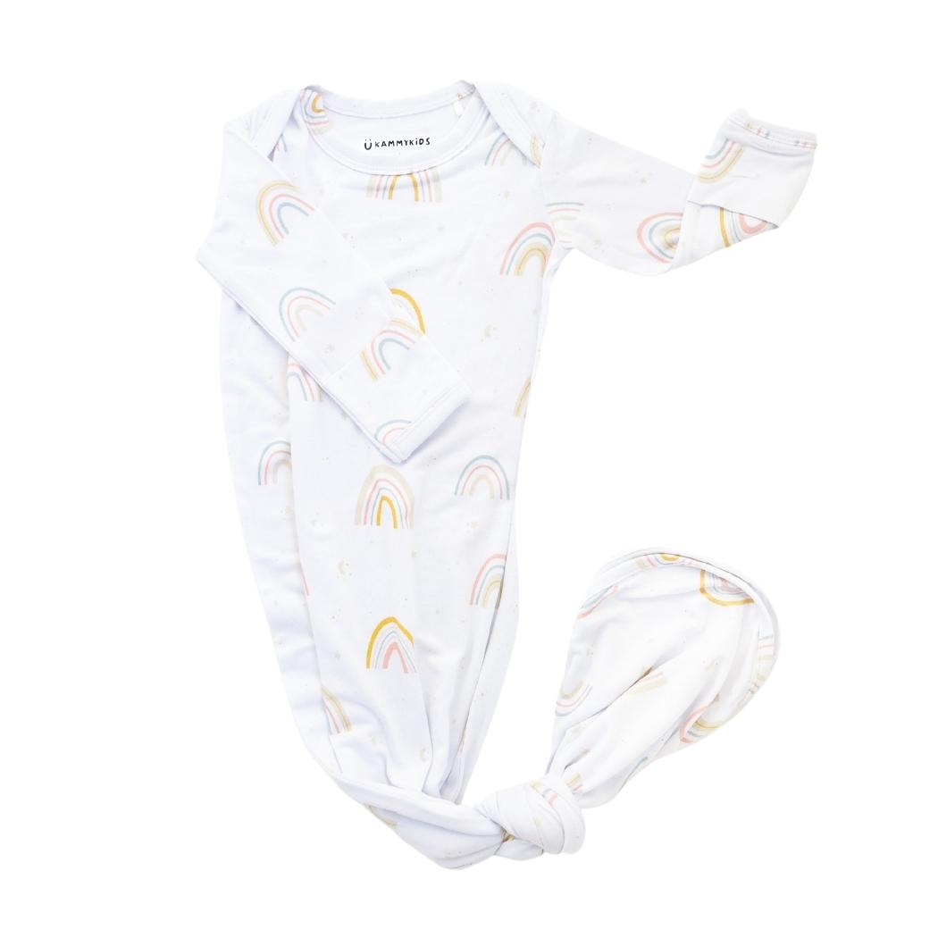 ELIVIA & CO. ELIVIA & CO. Knotted Gown Newborn Baby Gowns Baby India |  Ubuy
